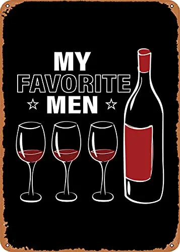 

Girl Lady Women Wine Love Vintage Look Metal Sign Patent Art Prints Retro Gift 8x12 Inch