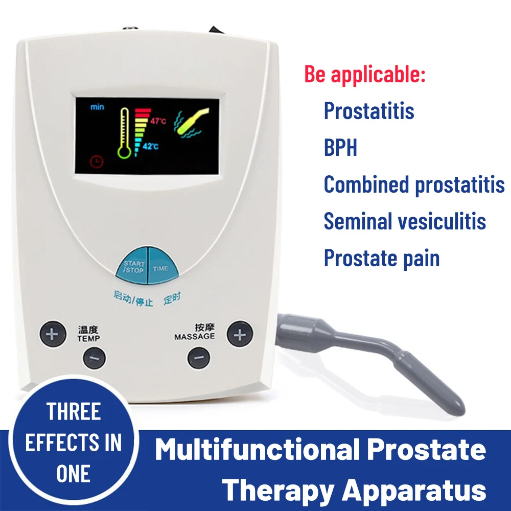 Prostate Pain Relief Massage Instrument Heating Physiotherapy
