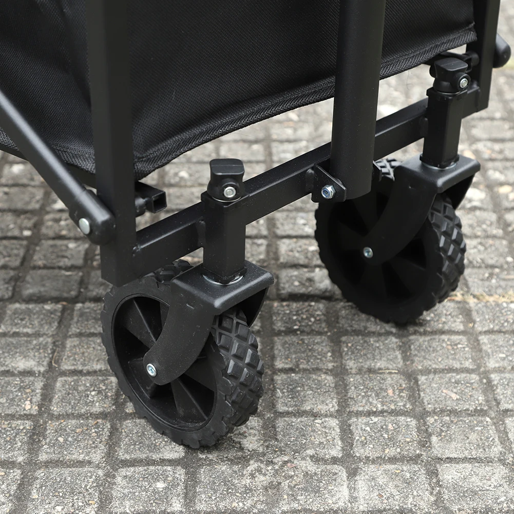 Portable Folding Wagon Large Capacity Heavy Duty Foldable Wagon Garden Utility Cart for Camping Garden Shopping Sports
