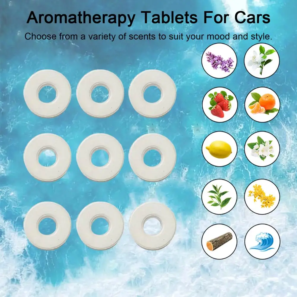 Car Air Freshener Tablets Car Aromatherapy Tablets Charming Scents