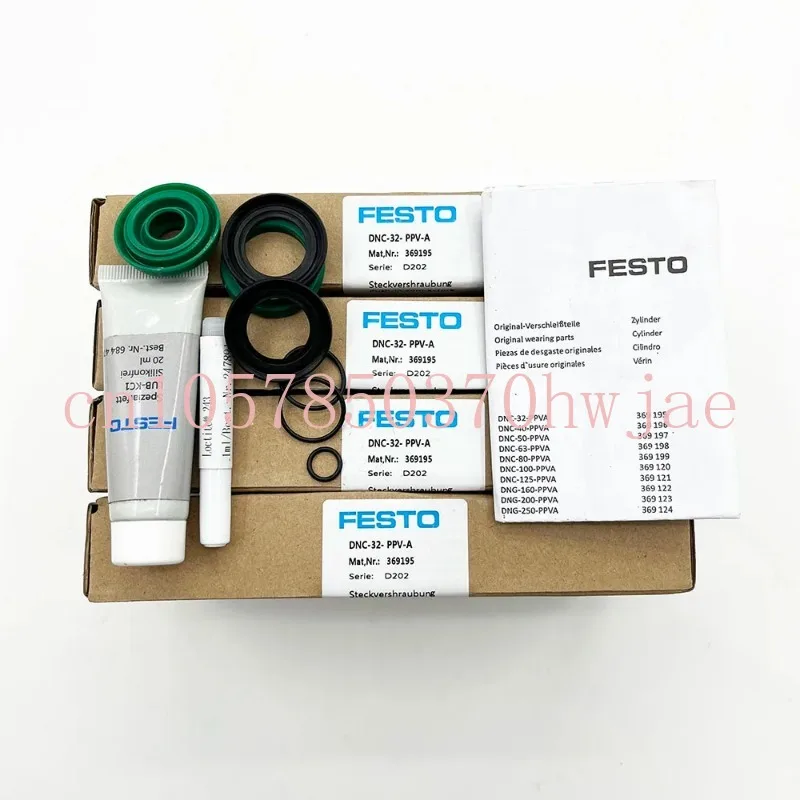 DNC 실린더 DNC/DSBC/G-32-40-50-63-80-100-125-160-PPV-A용 FESTO 수리 키트