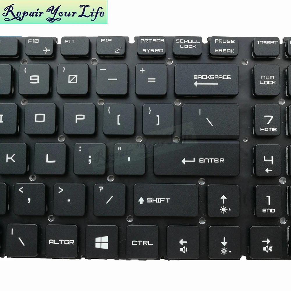 Teclado Retroiluminado Colorido para Msi Eua Francês Rgb Gs60 Gs70 Gs72 Ge62 Ge72 Gt72 Gt72s 6qd 6qe 6qf Ms1782 Ms-1783 Ms-1772 16u6 - Imagem 2