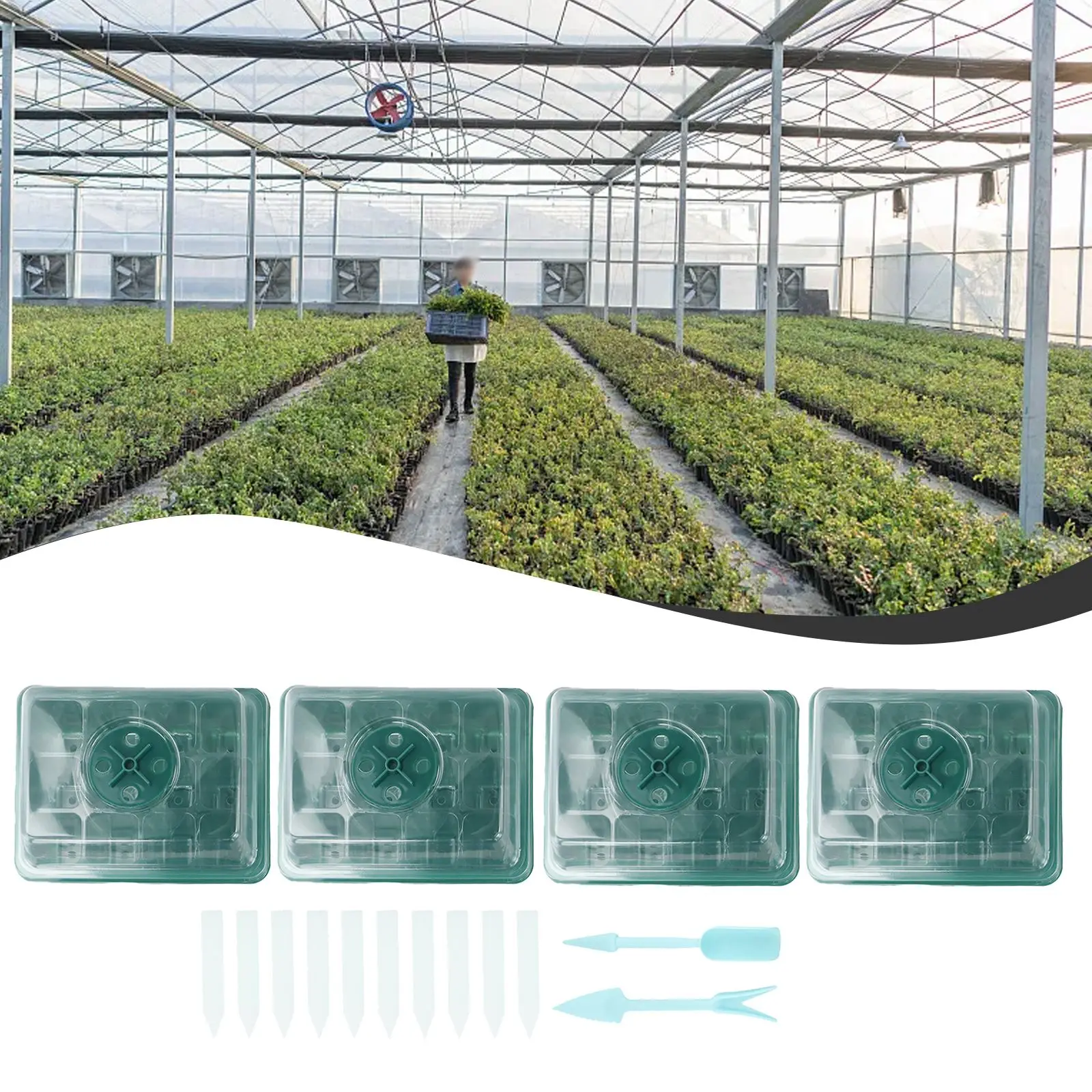 

Greenhouse Nursery Pots Indoor Label Peppers Plastic Compartments Eggplant Farm Flowers For House For Potatoes