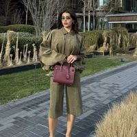 Women High waisted Casual Shorts And Fashion Loose Long Sleeve Jackets Coats Female Two Piece Sets Women Outfit - Image 4