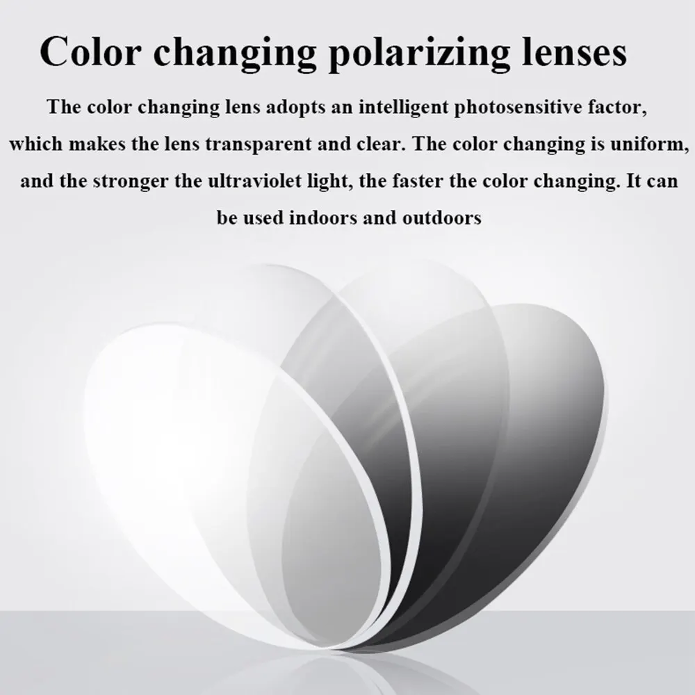 Photochromic Sunglasses Men Polarized Driving Chameleon Glasses Male Change Color Sun Glasses Day Night Vision Driver Eyewear