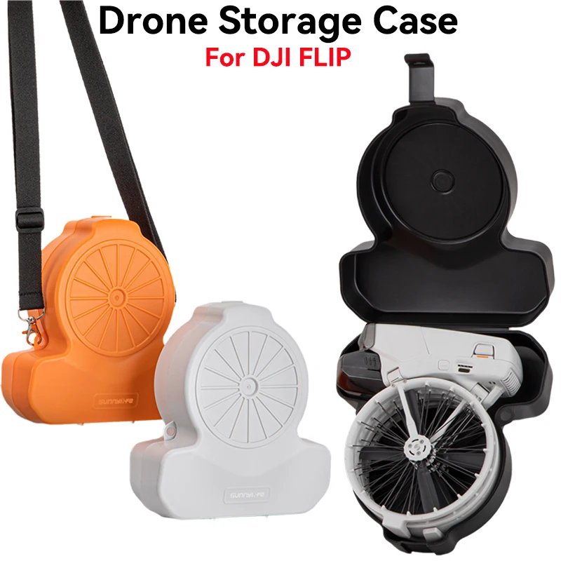 Flip Storage Bag Dust Box For DJI Flip Carrying Case with Lanyard Body Waterproof Storage Case For DJI Drone Accessories