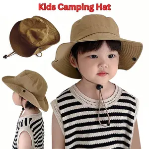 Image for Wide Brim Kids Bucket Hat Outdoor UV Protection Br 