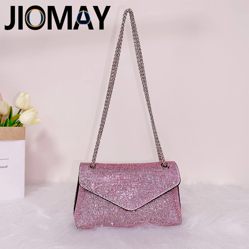 

Модные женские кошельки JIOMAY, индивидуальная женская сумка через плечо с пряжкой, стильные вечерние сумки для выпускного вечера, роскошные дизайнерские сумки