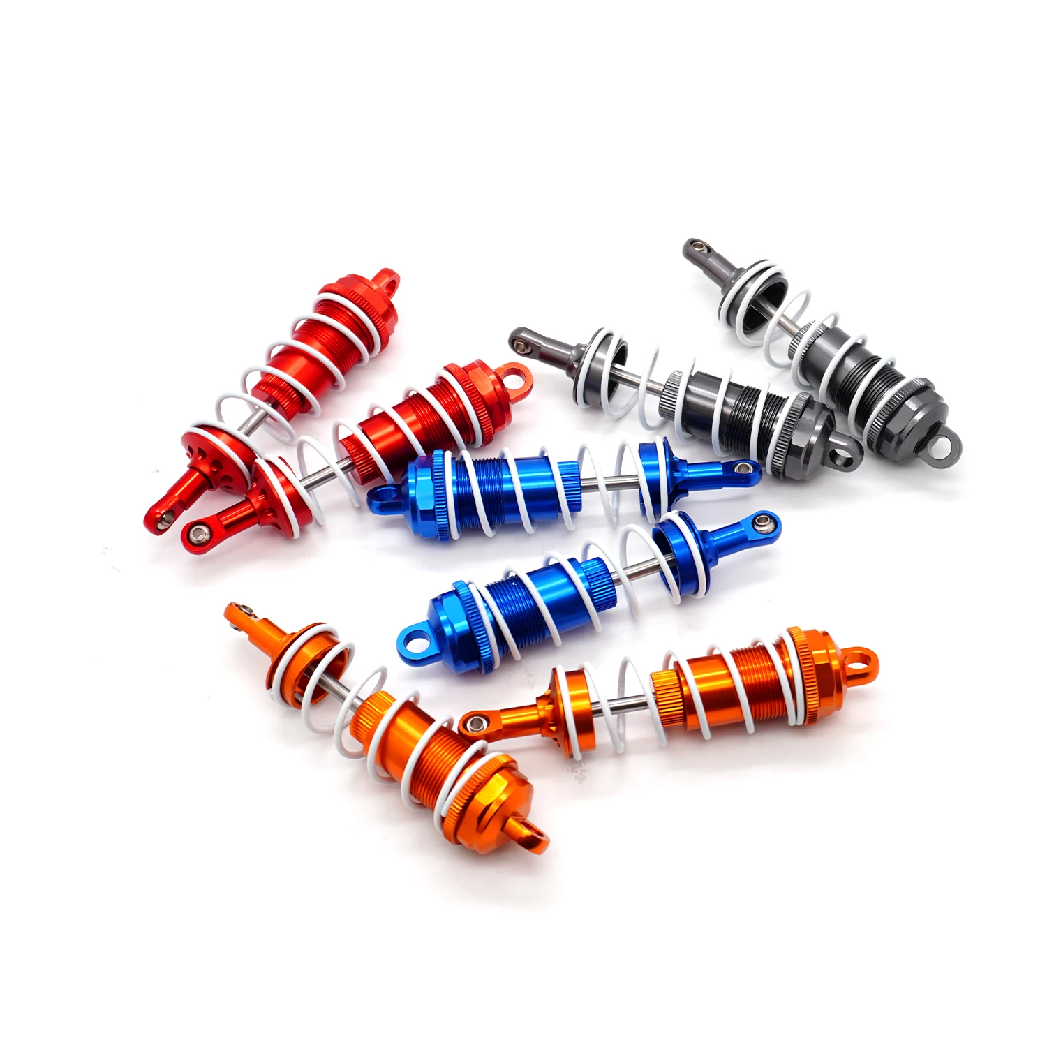 Ensemble de pneus de voiture RC 1/10 en cinq couleurs vives, parfaits pour remplacer les pneus usés de votre touring.