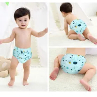 Baby Reusable Diapers Panties Potty Training Pants For Children Ecological Cloth Diaper Washable Toilet Toddler Kid Cotton Nappy 2