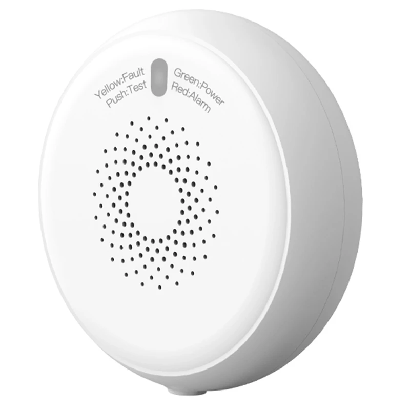 

1Set Smart Zigbee Gas Leakage Detector Combustible Sensor Tuya Smart Home Security Alarm System Smart Life Tuya App White