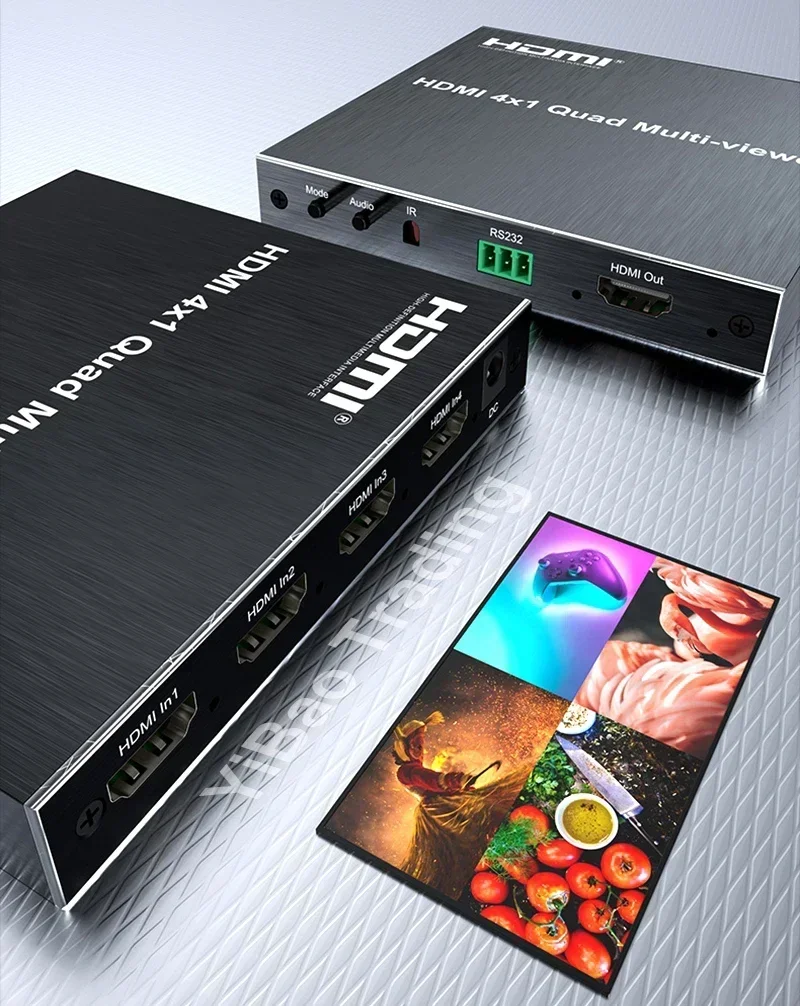 HDMI  ũ Ƽ, 4x1 1080P, 4 in 1 Out, ɸ ó, ī޶, Ʈ, PC, TV 6  ÷ 