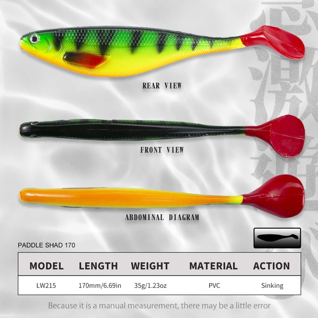 Realistic Fishing Lure, Pike Fishing Lure, Realistic Shad