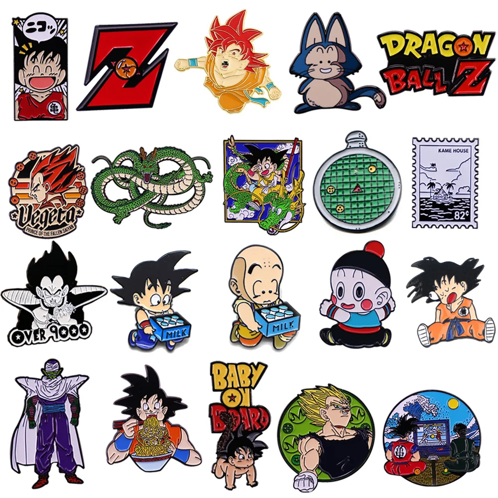 Épingles Dragon Ball Z Collection Complète de Badges Anime