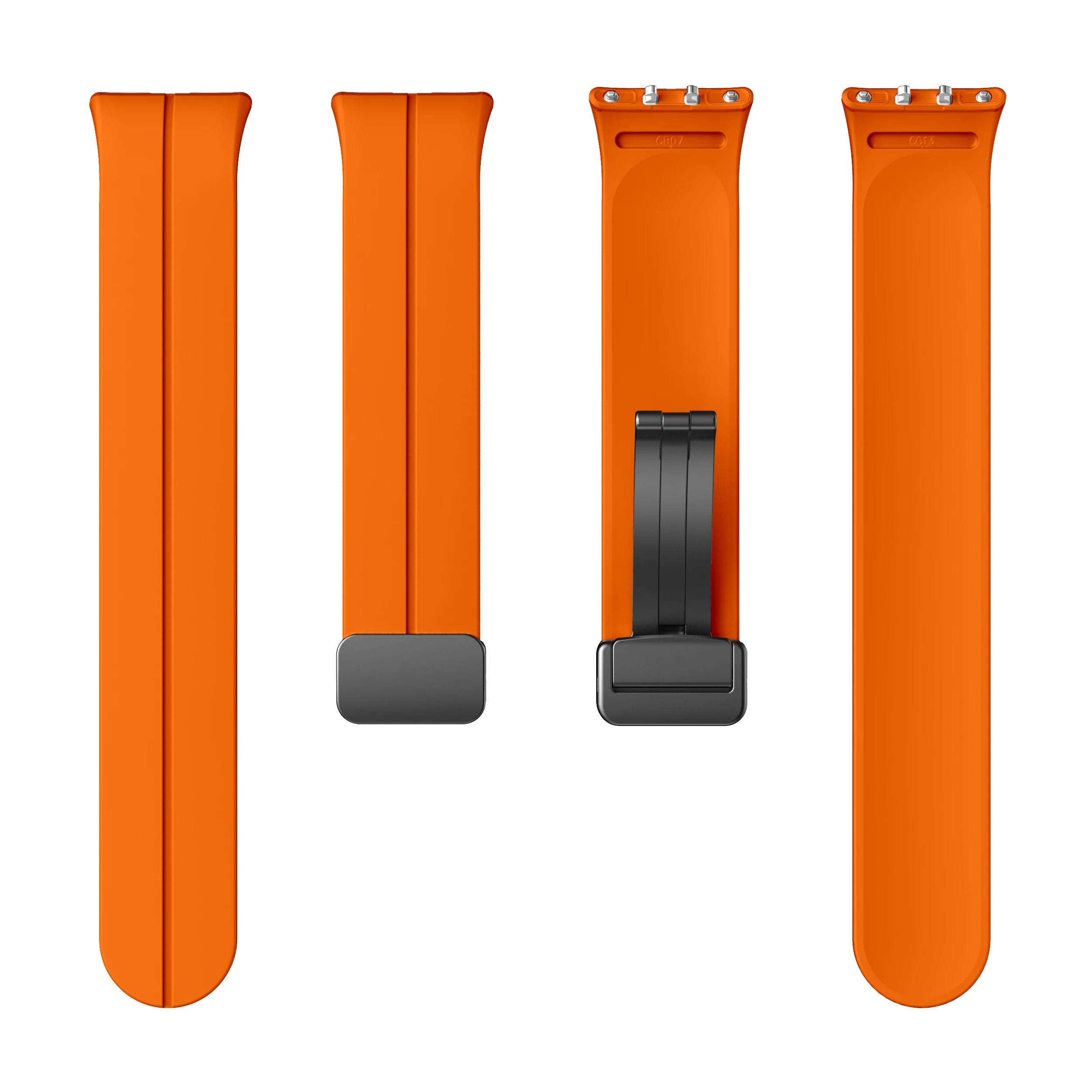 Premium Sports Silicone Magnetic Bracelet Strap - Replacement Wristband Accessory