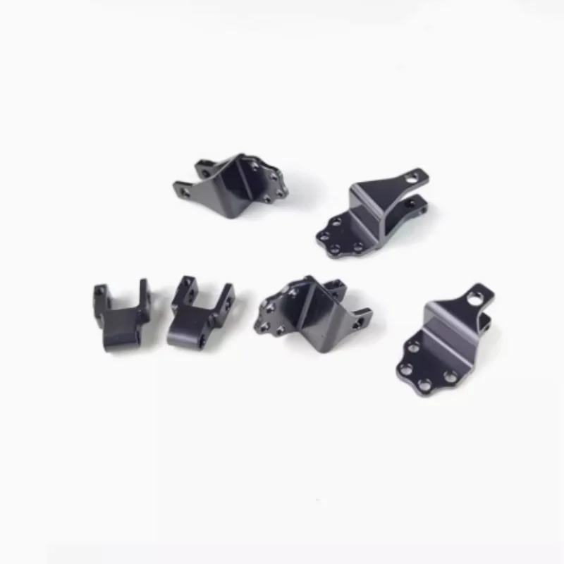 Front Suspension Steel Plate Lifting Ears Assembly Shock Absorber Set for Tamiya 1/14 Truck Scania 770s Benz Actros Volvo Parts 6