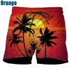 Coconut Tree Hawaiian Beach Shorts 3D Printing Summer Men's Casual Swimming Shorts High Elastic Quick Dry Swim Trunks 4