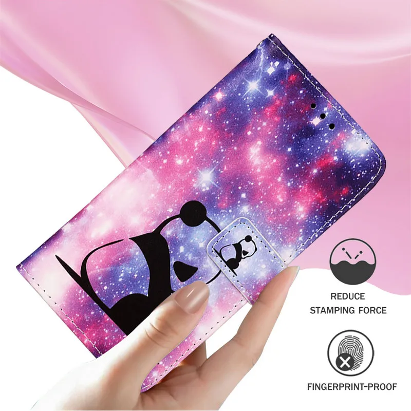 Luxury 3D Embossed Leather Flip Case - Tiger Design