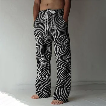 2025 Nuovi pantaloni sportivi e per il tempo libero da uomo creativi, pantaloni da uomo Shark Family Stampa 3D Stile europeo e americano 1