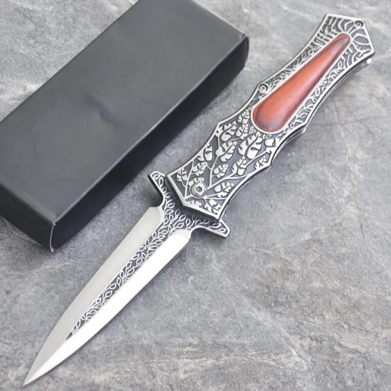 

Full Knives Damascus Steel Folding Knife Pocket Hunting Tactical Utility Camping Knife Survival Outdoor Tool knife Handle knives