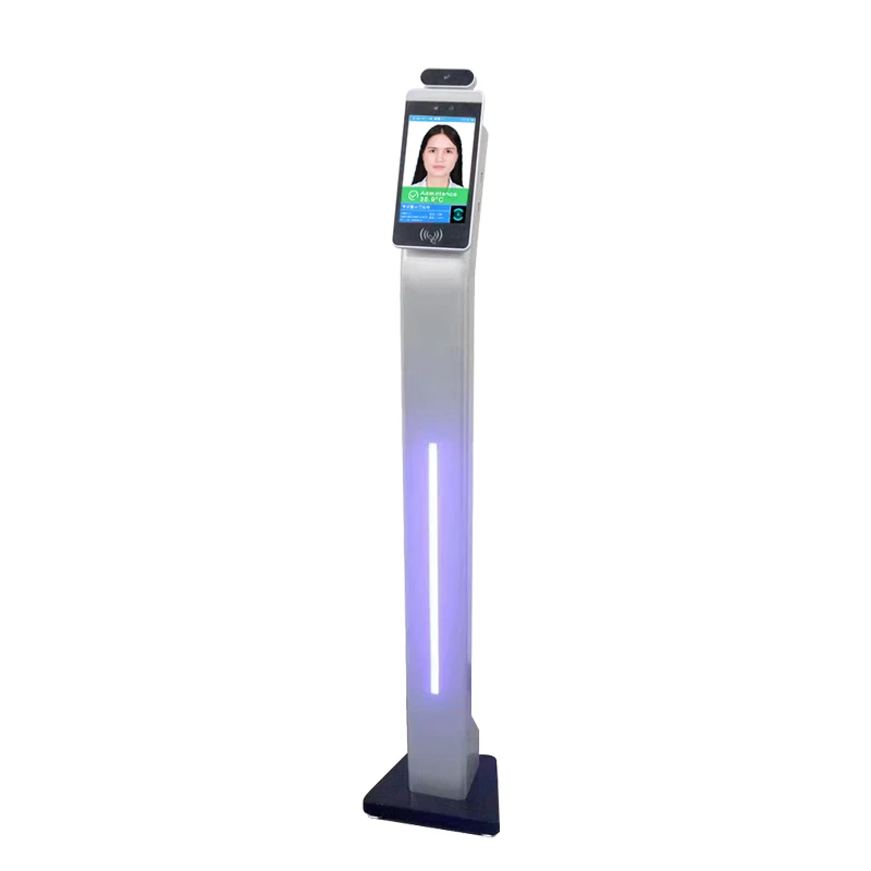 Time and Attendance Kiosk Displayer Ai Face Recognition Lcd Screen 8 Inch Digital Machine for Airports and Schools