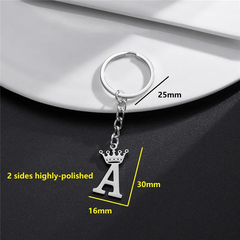 Alphabet Crown Keychain 2