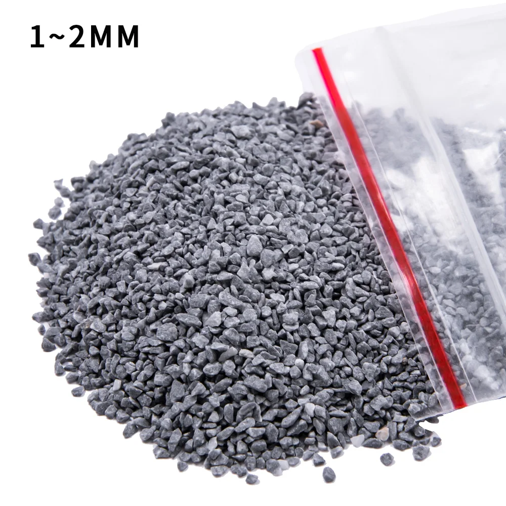 0.5-3MM Simulated Ballast Micro Railway Crushed Stone Roadbed Materials Model Scene Layout Diorama kits 50G/Bag 2