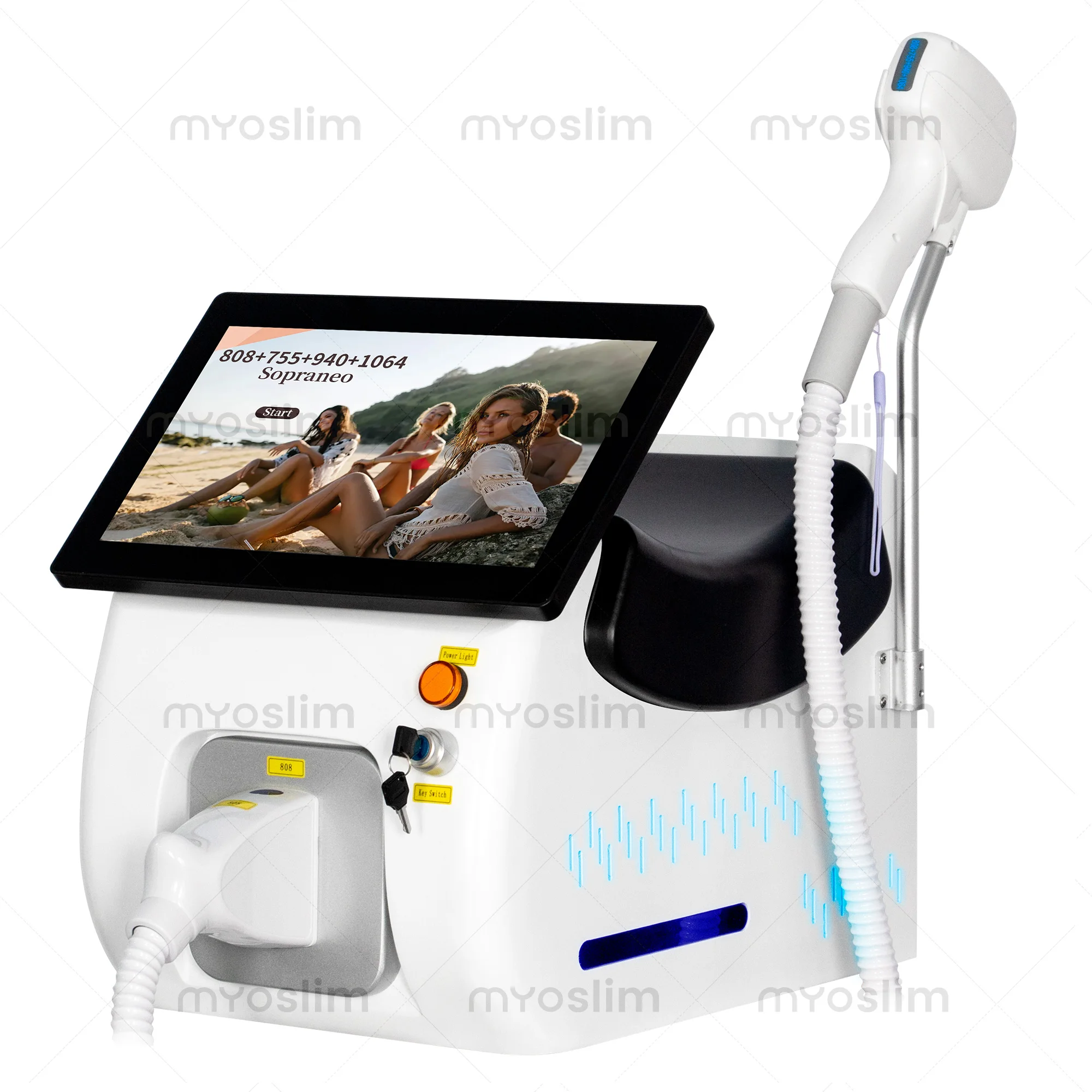 NEW  5000W FAC 10 Bars  Portable Soprano Diode Laser Hair Removal Machine CE/ROHS Certified Alexandrite Laser Permanent Hair 1