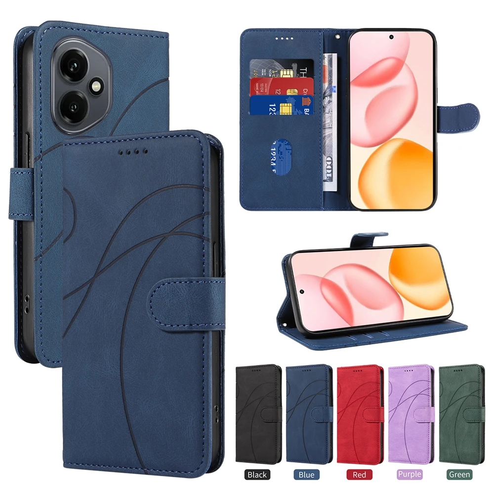 Premium Magnetic Leather Wallet Flip Case – Elegant and Durable Phone Cover