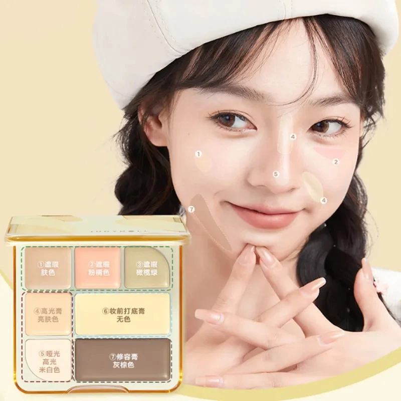 

Judydoll Butter Concealer Moisturizing Primer Foundation Contour Highlighter Tear Ditch Brightening Cream Palette Korea Cosmetic