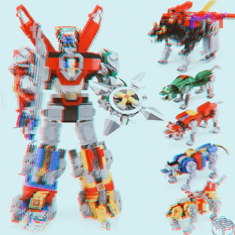 Set De Construction Voltron 2334 Pièces - Compatible Avec Lego 21311, Briques De Type Lego