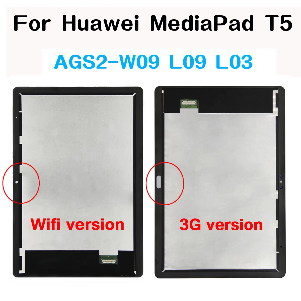 

10.1" For Huawei MediaPad T5 10 AGS2-L09 AGS2-W09 AGS2-L03 AGS2-W19 LCD Display with Touch Screen panel Digitizer Assembly