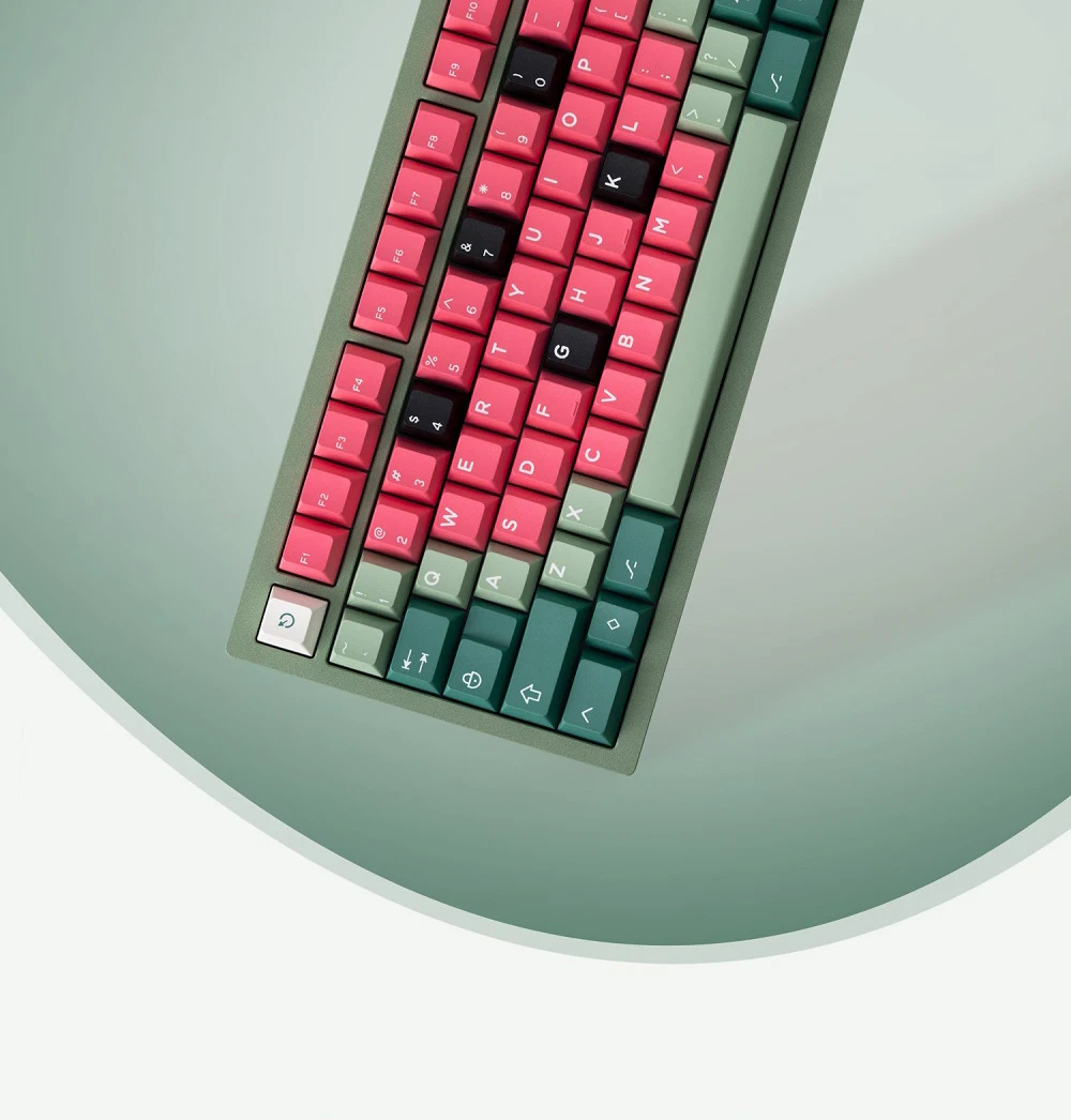 Cereja Perfil para Teclado, 87 Tkl 104 Ansi Xd64 BM60 Xd68 BM87 BM65