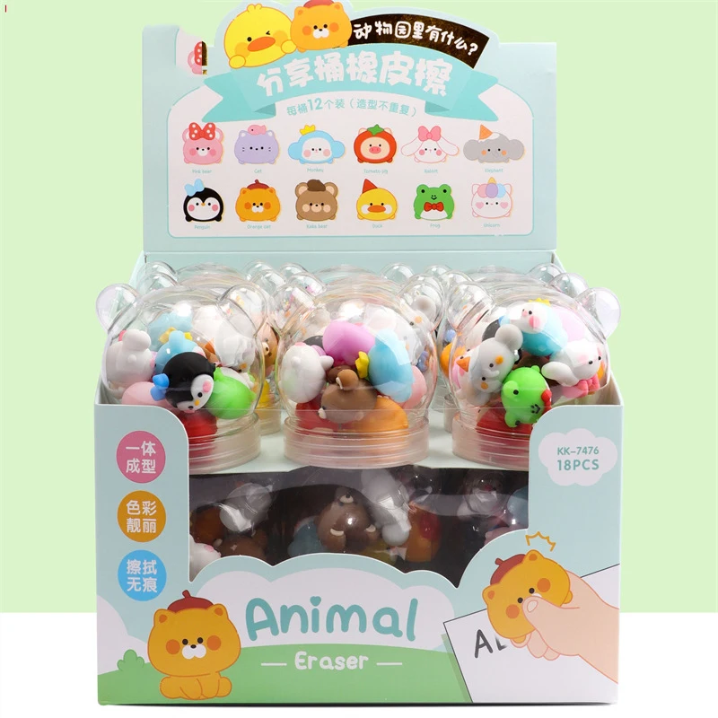 12-set-lot-creative-animal-eraser-set-cute-writing-drawing-rubber-pencil-erasers-stationery-for-kids-gifts-school-supplies