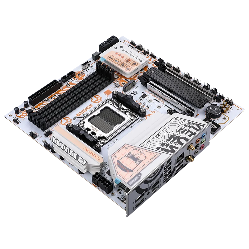 Orange catマザーボード,amd b650,ddr5 m.2,2.5g,wi-fi,6 argb,pcie