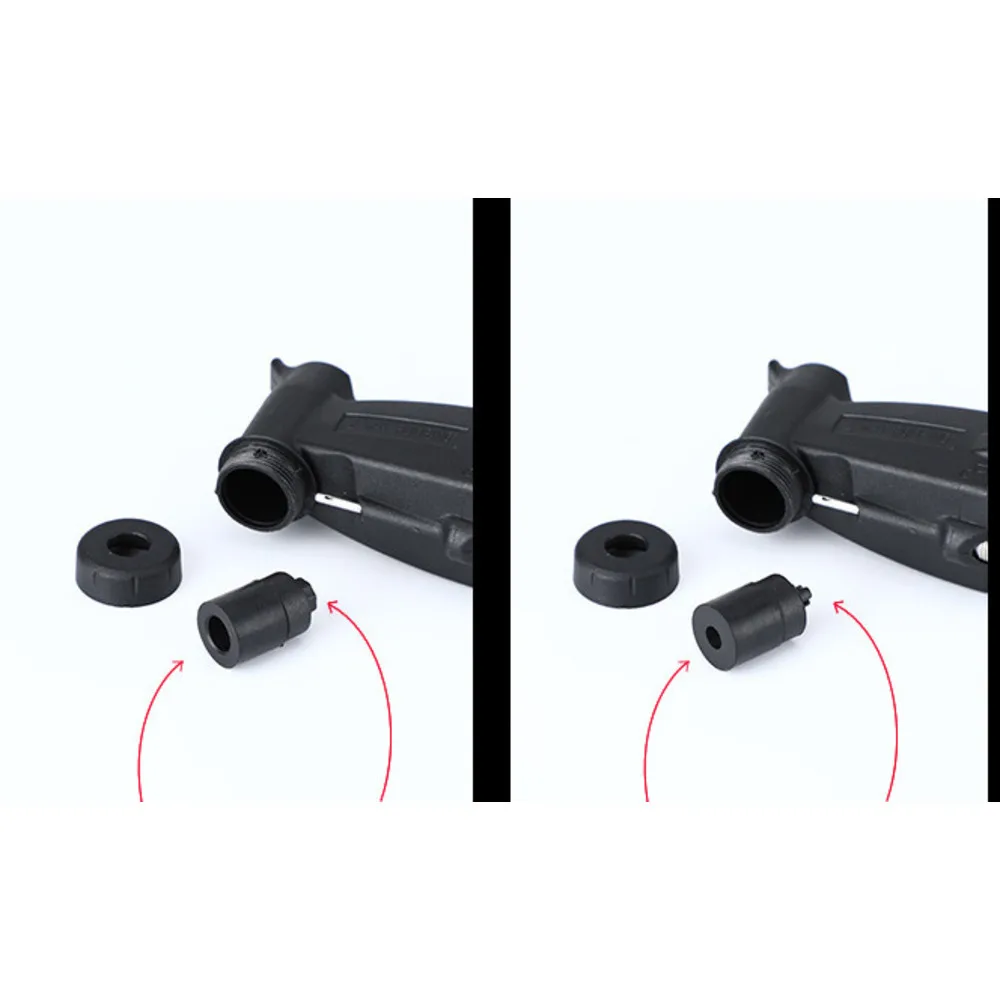 Tragbare Mini-Kunststoffpumpe für Fahrräder, universelle multifunktionale Umwandlung zwischen Amerikanisch und Französisch, bidirektional_voghion.com