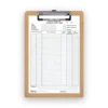 MOTARRO A4/A5 Tablet Folder Menu Writing Clipboard Paper Organizer Memo Density Board Flat Head Plate Clamp Office Stationary 2