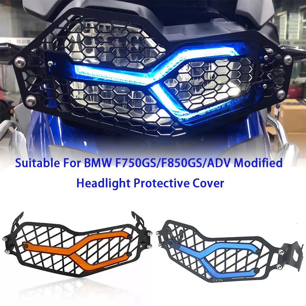 

Suitable For BMW F750GS/F850GS/ADV Modified New Headlight Protection Net Quick Release Guard Grid 2022 Popular
