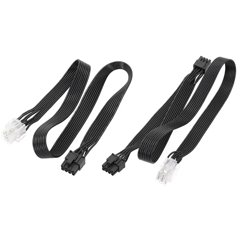 

PCIe 8Pin to CPU 8Pin Power Adapter Cable PCIExpress to 8pin Adapter Cord 60CM