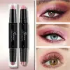 1pc Dual-Ended Eyeshadow Stick,Shimmering Glitter,Long-Lasting,Eye Shadow Pens, Highlighter Shades For Music Festival Masquerade