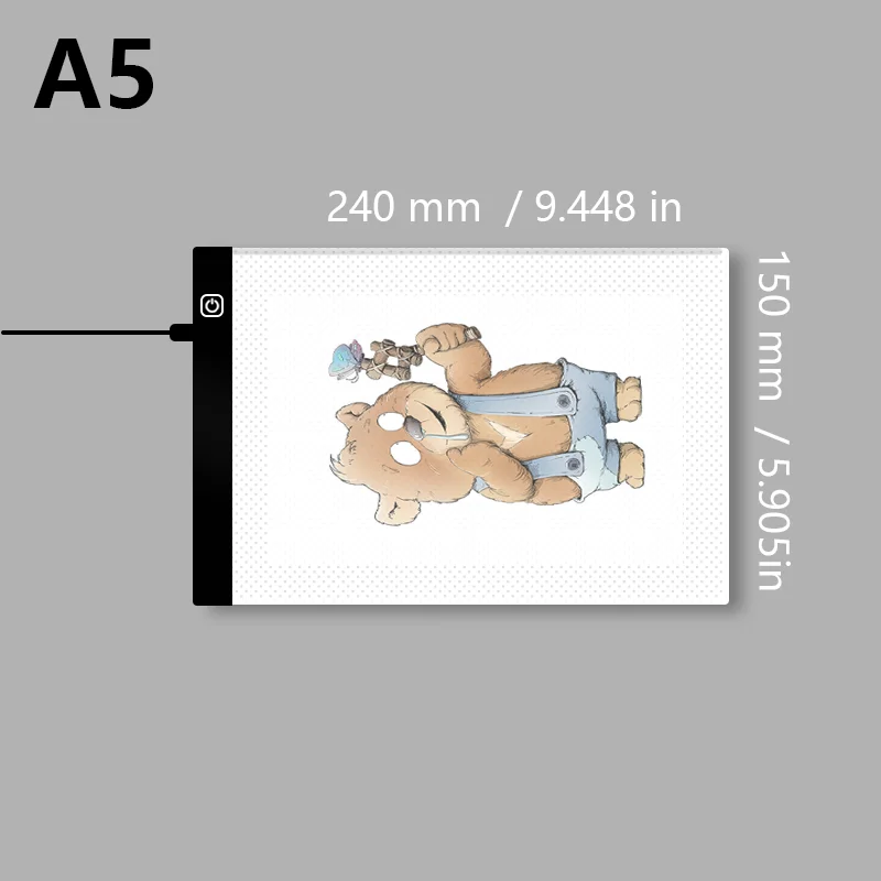 Çizim ve Yazma için Şeffaf LED Işıklı Tabla, Sanatçılar ve Öğrenciler için İdeal Kopya Masası, Anime Sanatı Çoğaltma ve İzleme Aracı