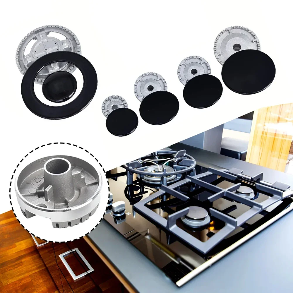 Metal Gas Oven Stove Cap Kit for Sabaf Stoves Crown Flame Cover Replacement Part Kitchen Cooking Gas Stove Accessories