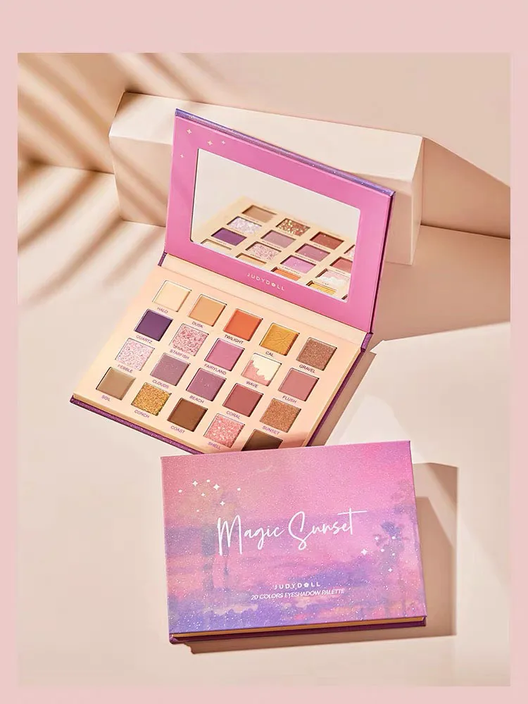 Eye Shadow Palette 20 Color Matte Shimmer Glitter Sequins Pigment Face