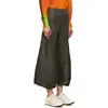 Miyake Pleated Wide Leg Pants Loose Pleats Ankle-Length Pants Women Summer 3