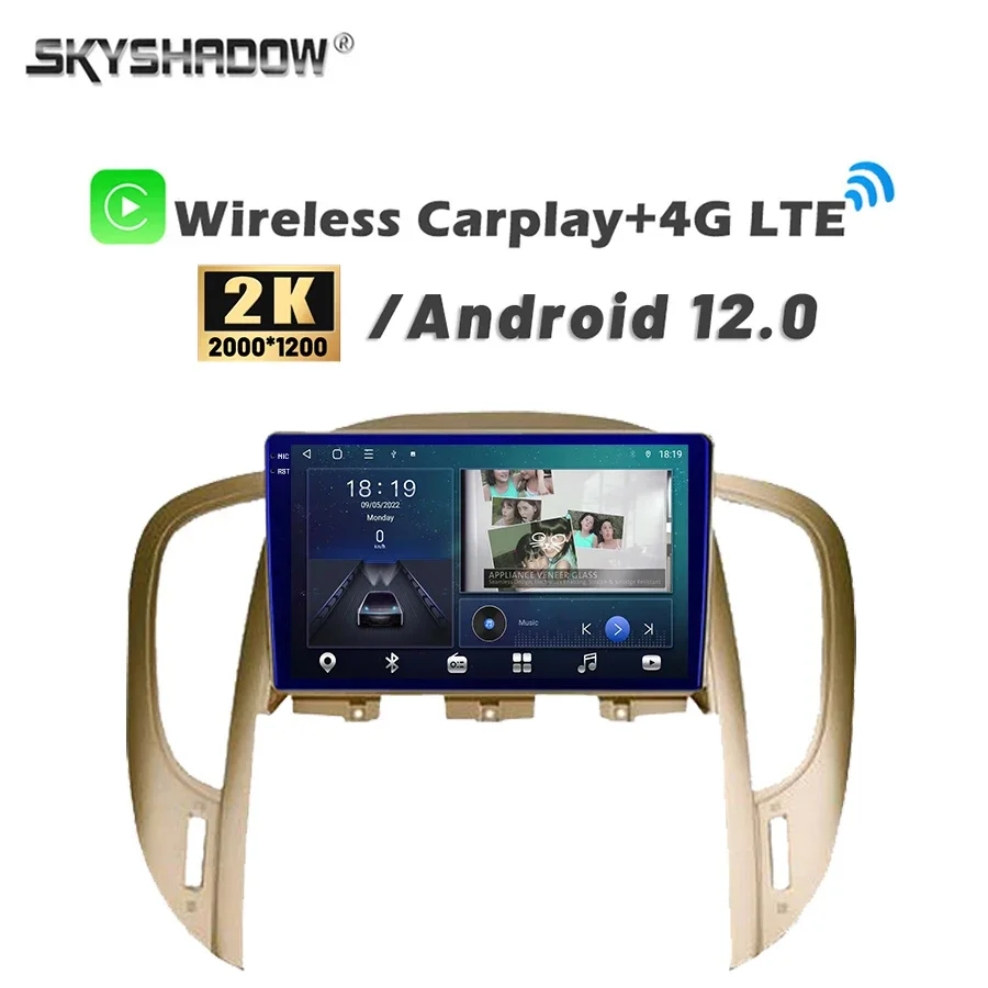 

Автомобильный DVD-плеер Carplay, 2K, 2000*1200, 360, Android 13,0, 8 ГБ + 128 ГБ, GPS, карта, Wi-Fi, Bluetooth, RDS радио для Buick LaCrosse 2009-2013