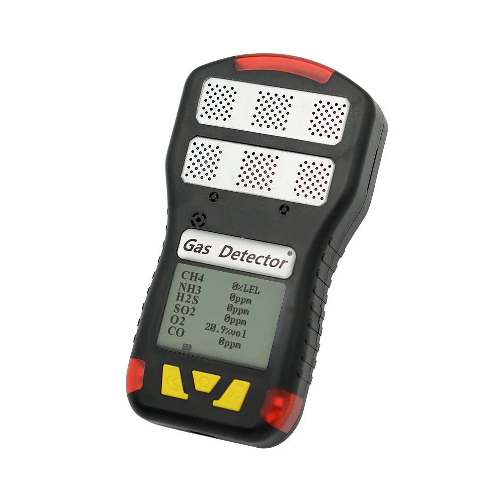 

CE ATEX Portable 5 Gas Detector CO H2S CO2 O3 CL2 NO NO2 analyzer