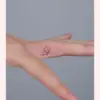 6pcs Waterproof Temporary Tattoo Sticker Minimalist Tattoo Pattern Personality Fake Tatoo Women Men Disposable Tattoo Stickers 4