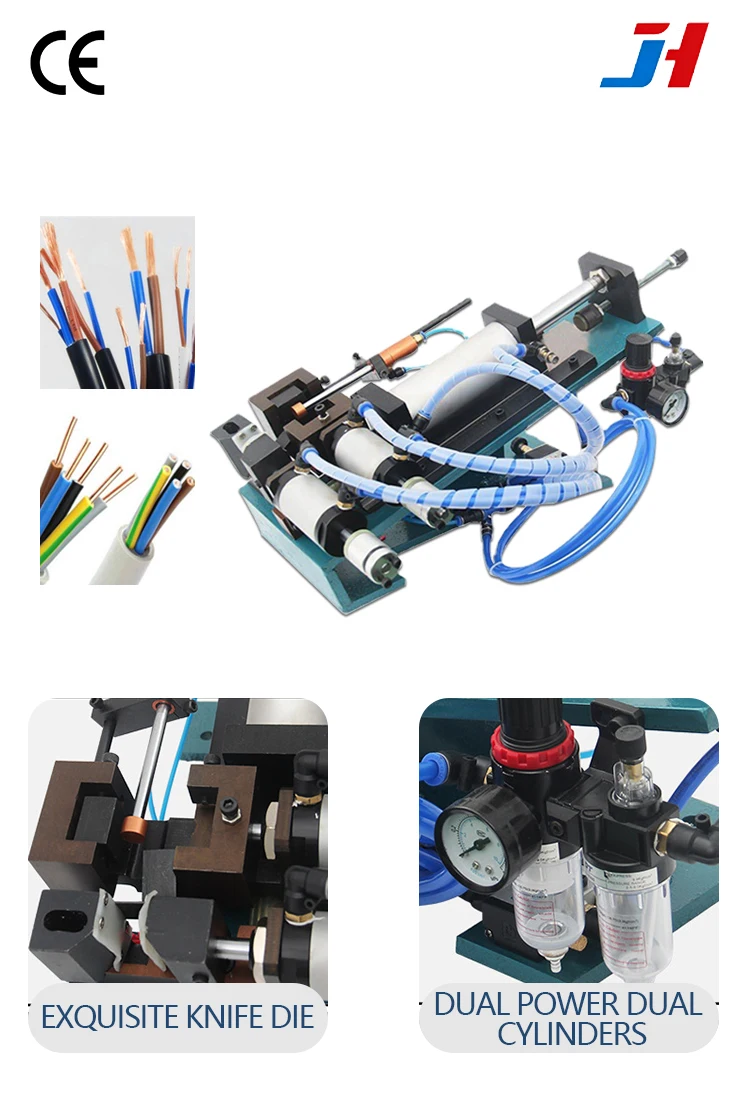JH-305 Pneumatic Wire Stripping Machine Automatic Cable Stripping Tool for 7mm C