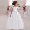2022 Christmas Kids Princess Dress Girls Flower Ball Gown Baby Clothes Elegant Party Wedding Evening Costumes Children Vestidos 2