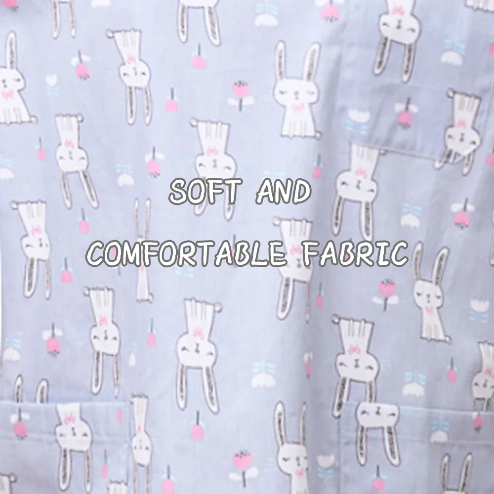Medical Scrubs Cotton Cartoon Print Nurse Uniform Laboratory Pet Shop Overalls Tops